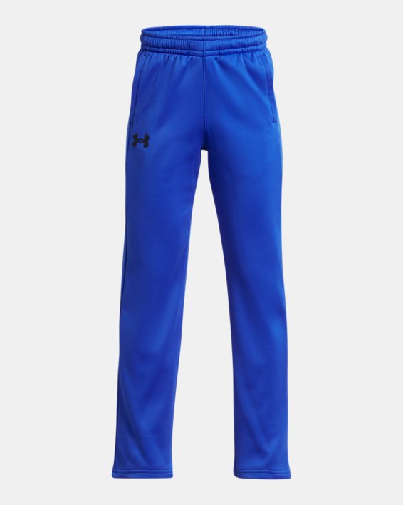 Boys' Armour Fleece® Pants, Blue, pdpMainDesktop image number 0